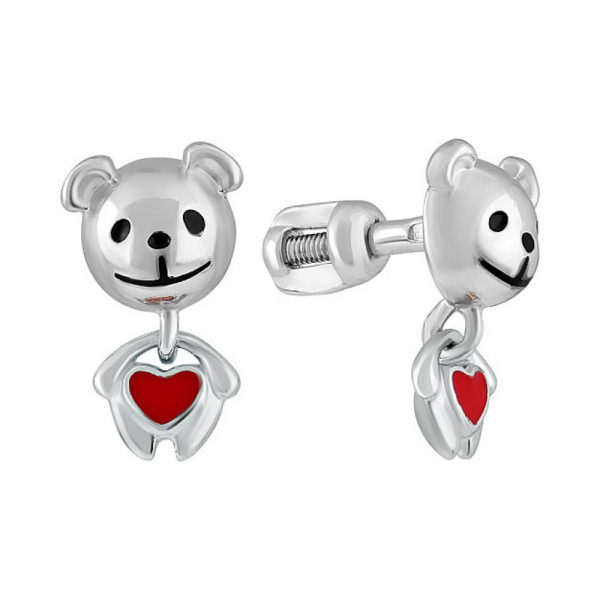 Пуссеты с эмалью № 134350