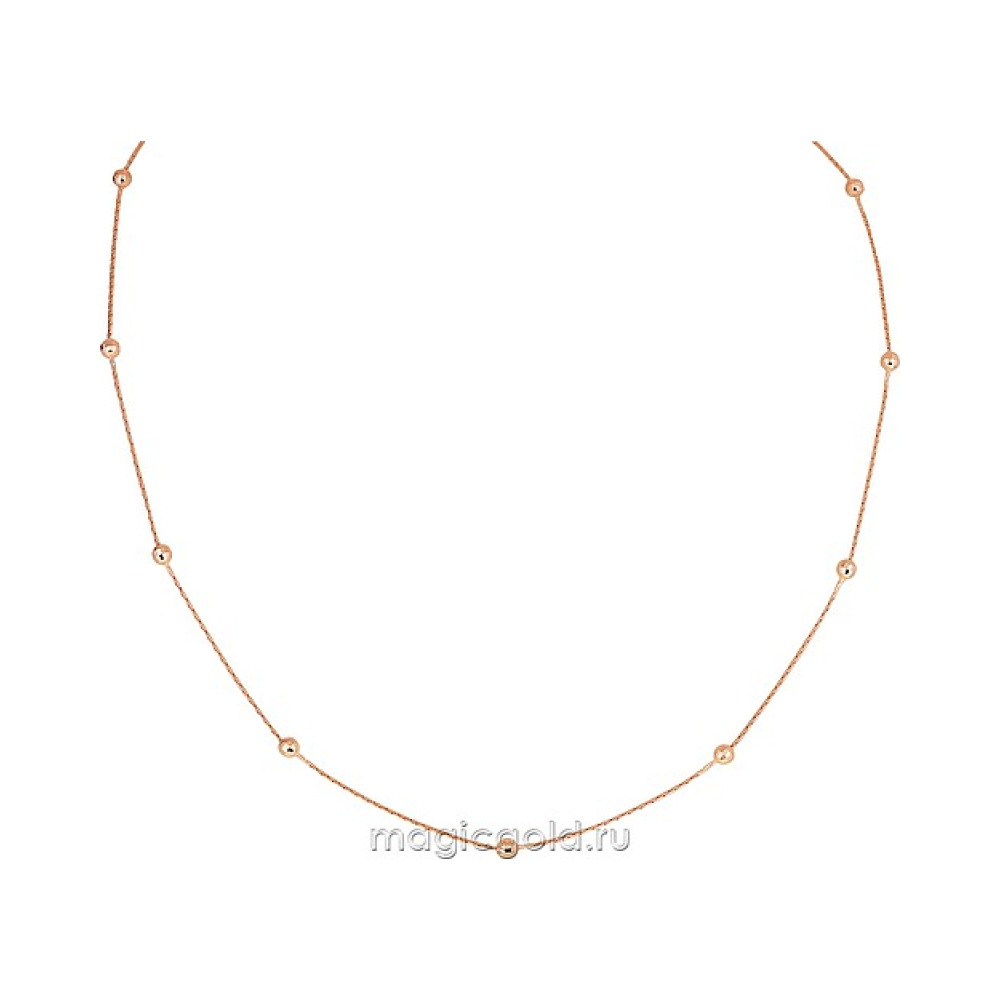 Золотое колье без камня № 165290