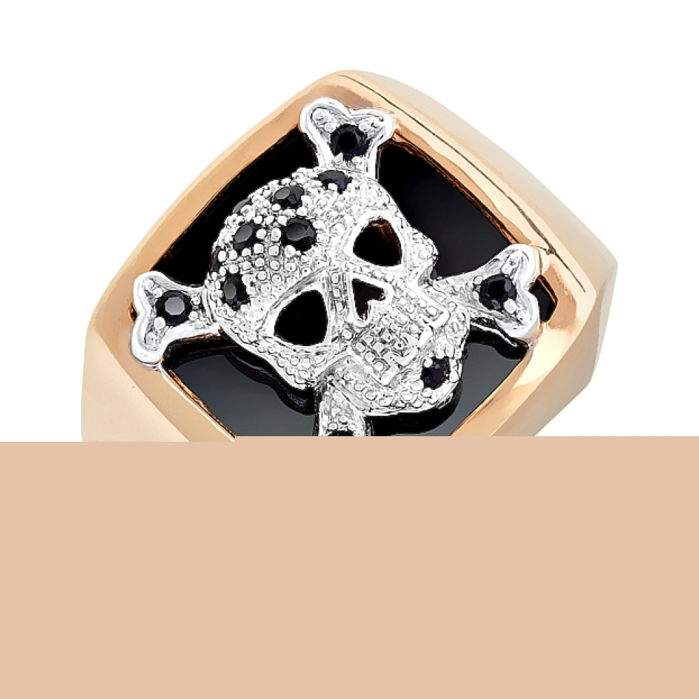 Серебряные серьги с фианитом № 75749