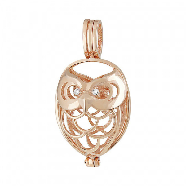 Золотая подвеска с фианитами № 137323