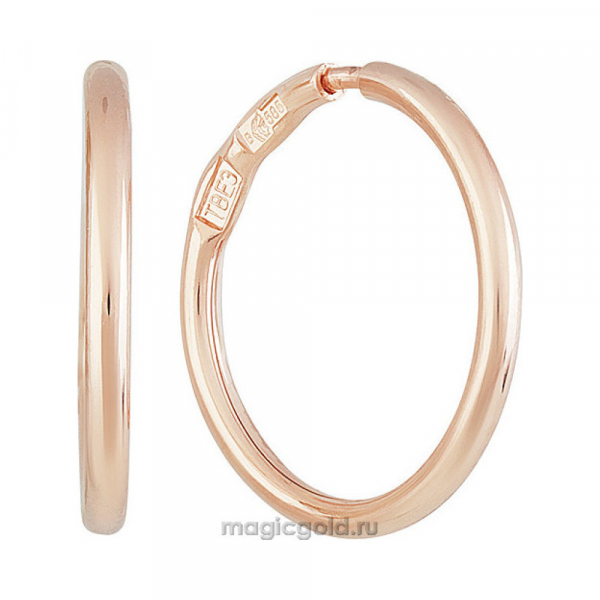 Золотые серьги  б\к № 159866