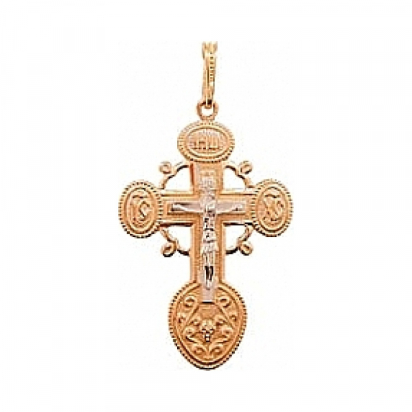 Крест литой с накладкой б/з № 6047