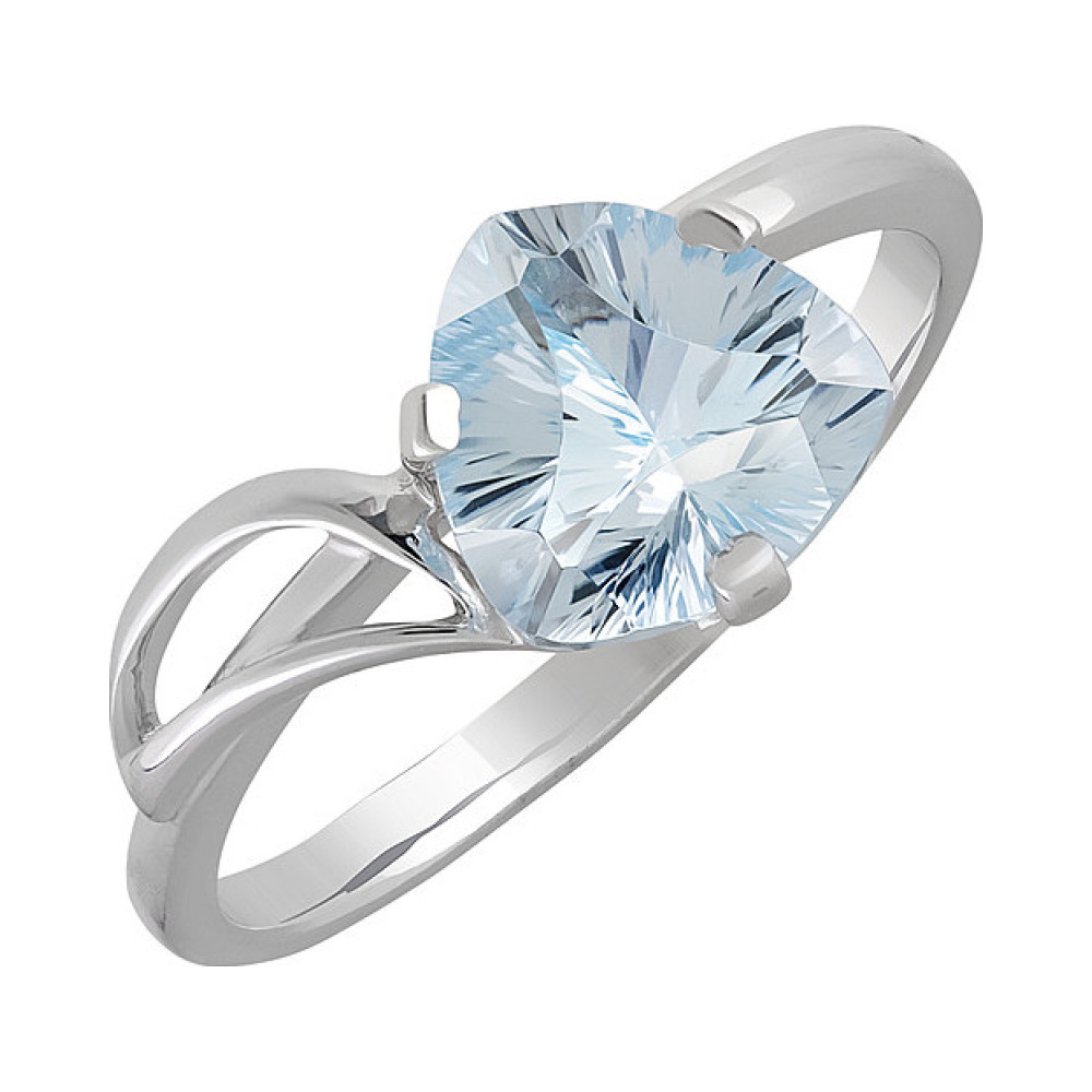 Серебряное кольцо с карбоном № 108435