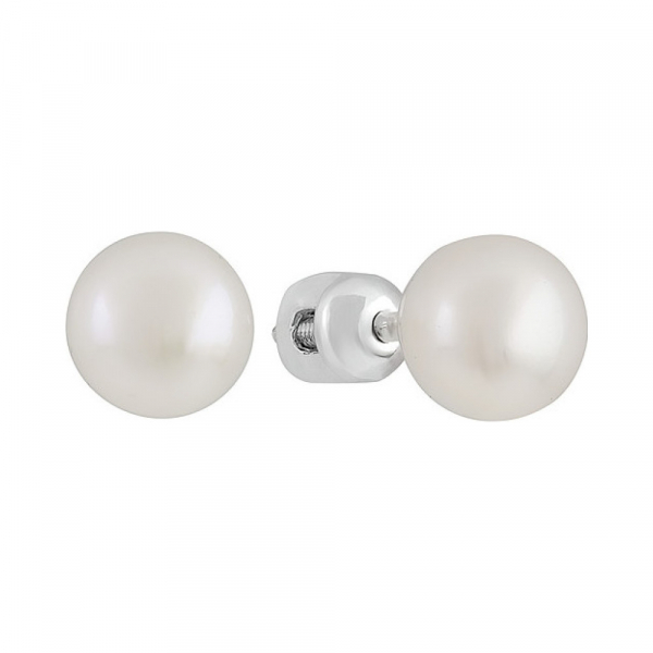 Пуссеты с жемчугом № 133052