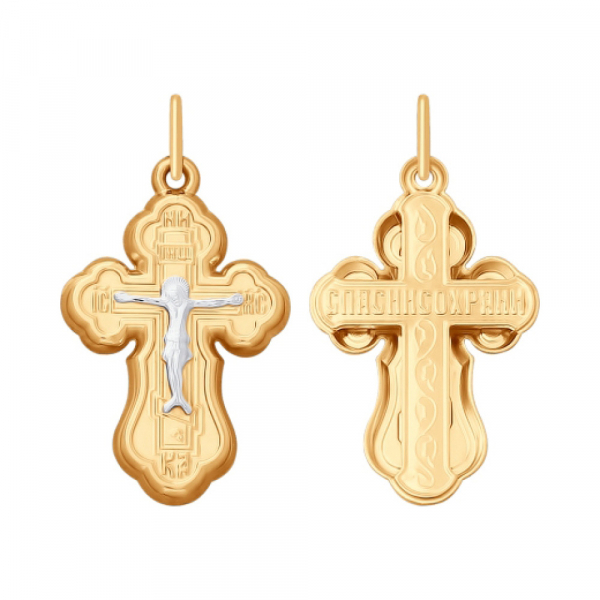 Крест пустотелый с накладкой б/з № 162759