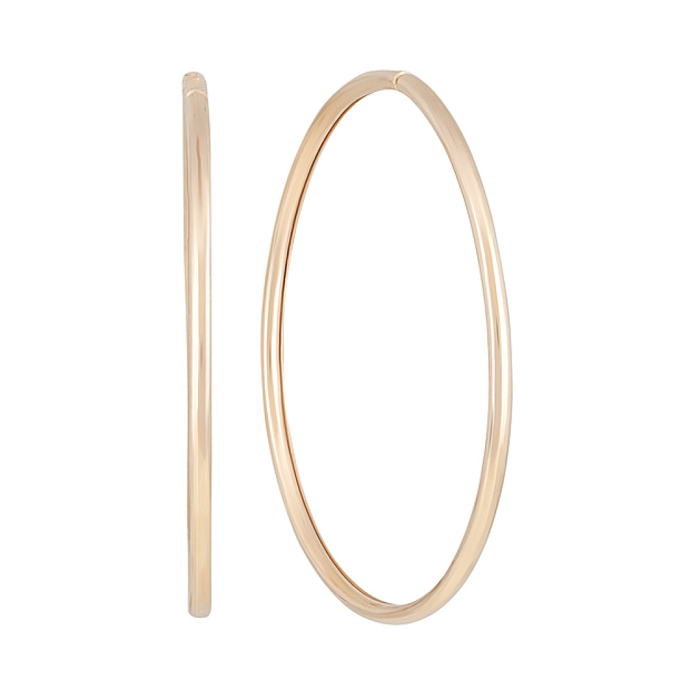 Золотые серьги конго № 101796