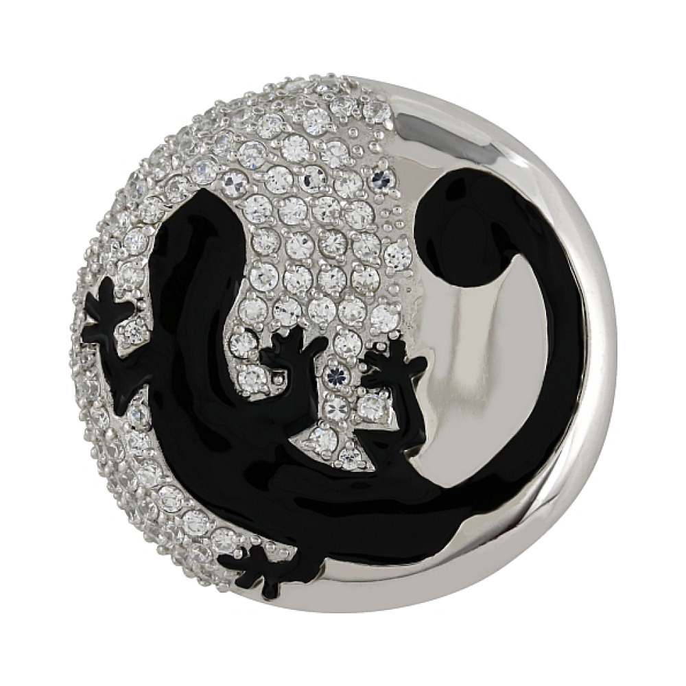 Серебряная подвеска с фианитом № 96119