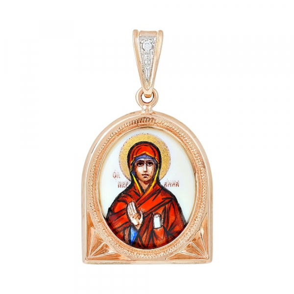 Икона с эмалью и фианитом № 115750