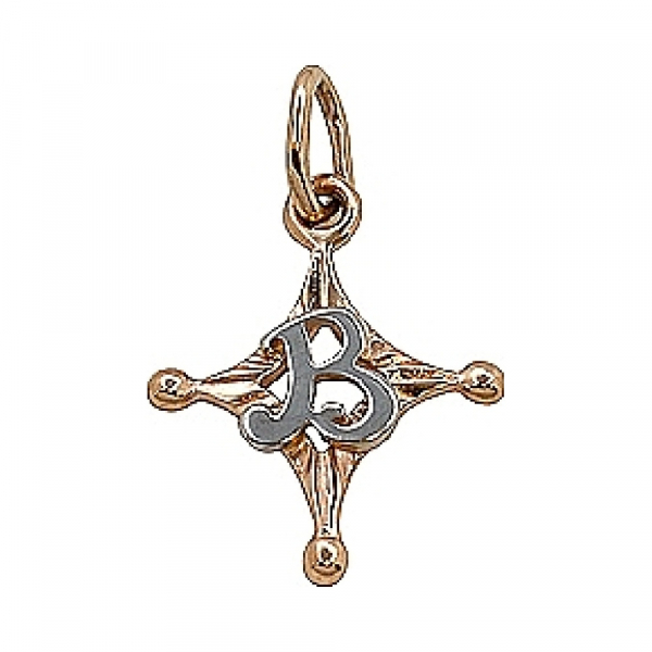 Золотая подвеска без камня № 2333