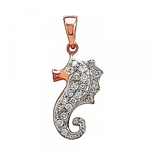 Золотая подвеска с бриллиантами № 81902