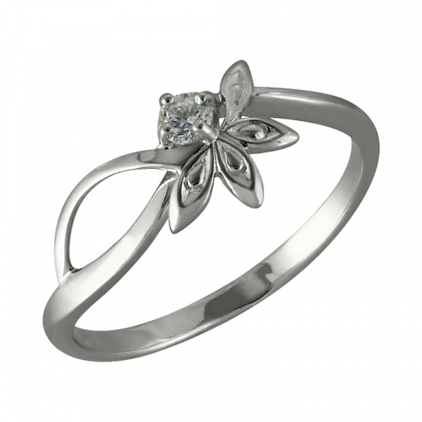 Кольцо с фианитом № 98477