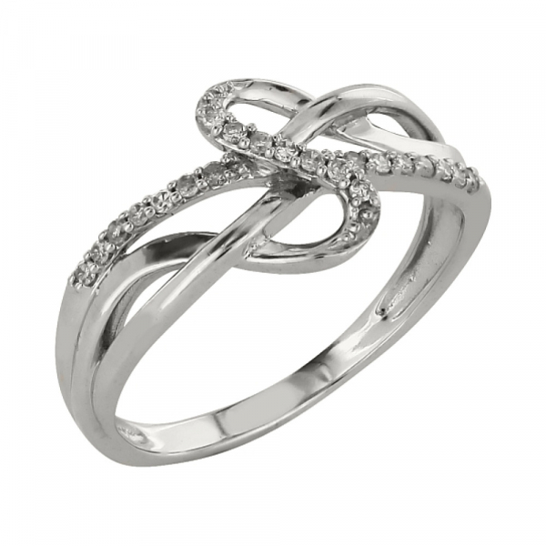 Золотое кольцо с бриллиантом № 98652