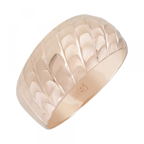 Золотое кольцо с алмазкой № 124378