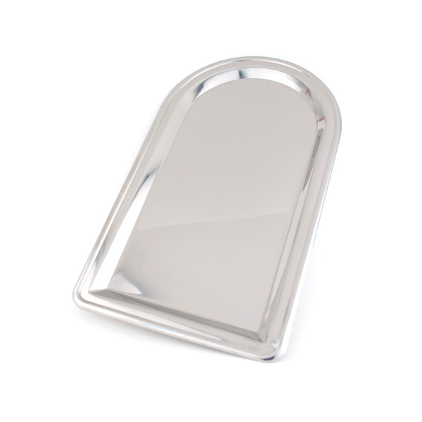 Поднос для самовара удлиненный из нержавеющей стали, Тула