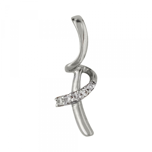 Золотая подвеска с бриллиантами № 98126