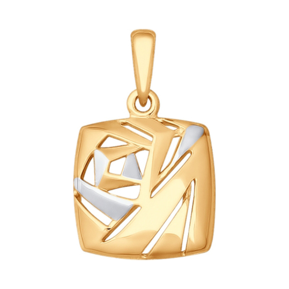 Золотая подвеска без камня № 162823