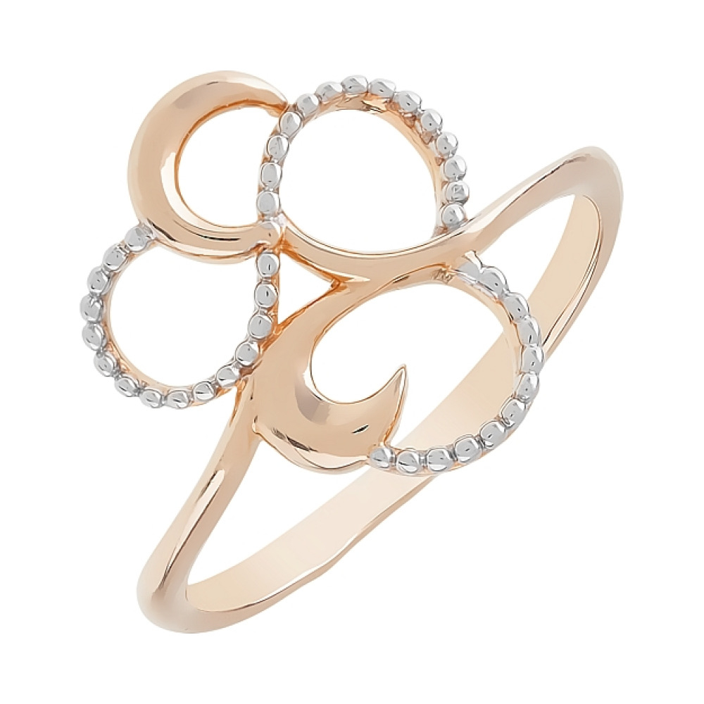 Золотое кольцо без камня № 77731