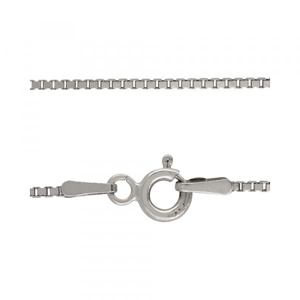 Серебряная цепь венецианская граненая № 101222