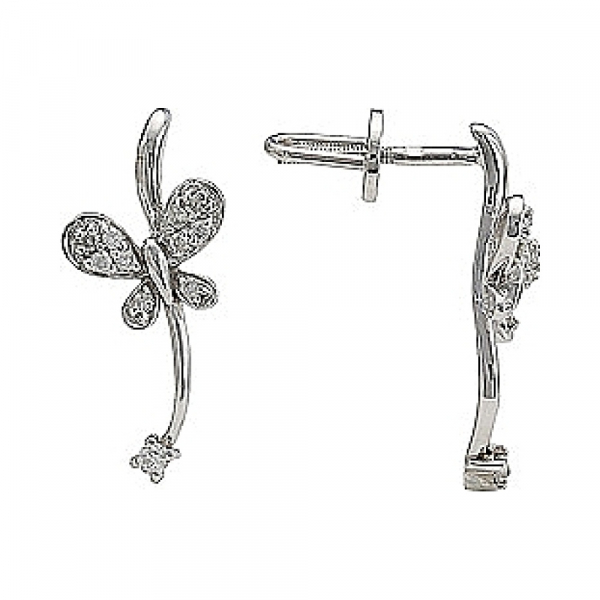 Пуссеты с бриллиантами № 81945