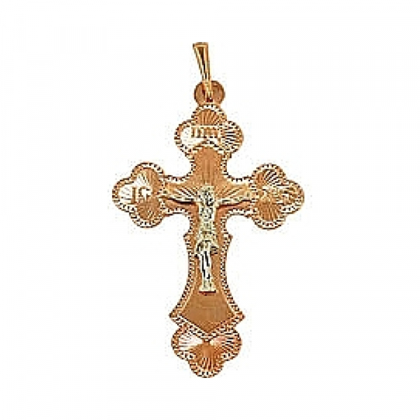 Крест с ручной разгравировкой № 66674