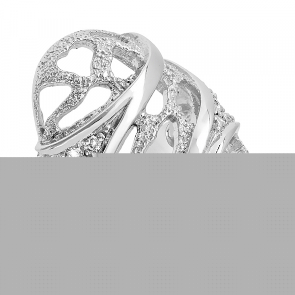 Золотое кольцо с фианитом № 141150