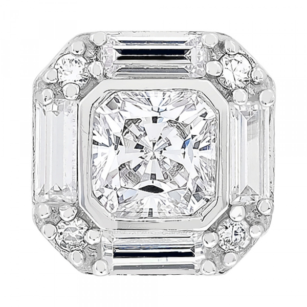 Серебряная подвеска с фианитами № 113204