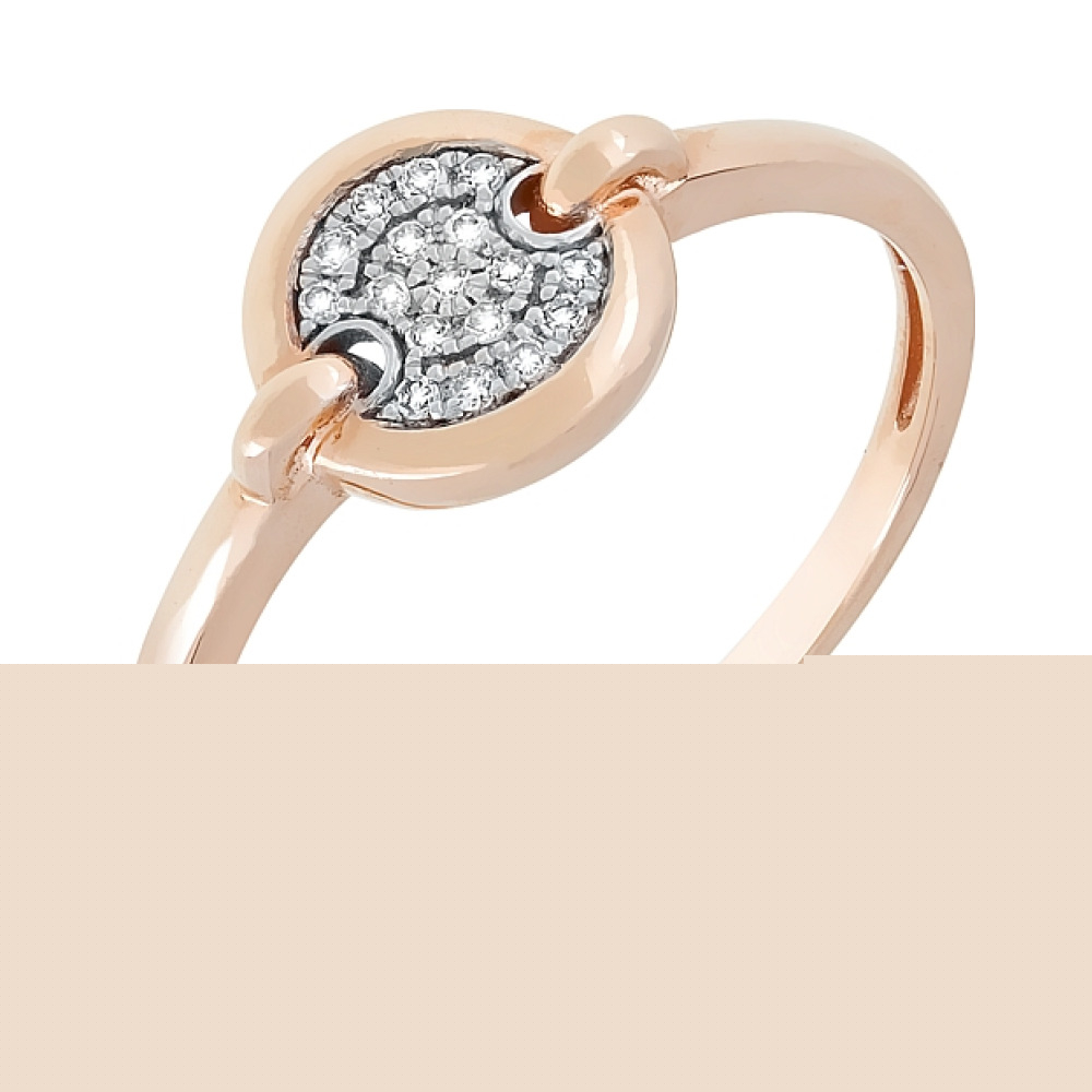 Золотая подвеска с эмалью № 129926