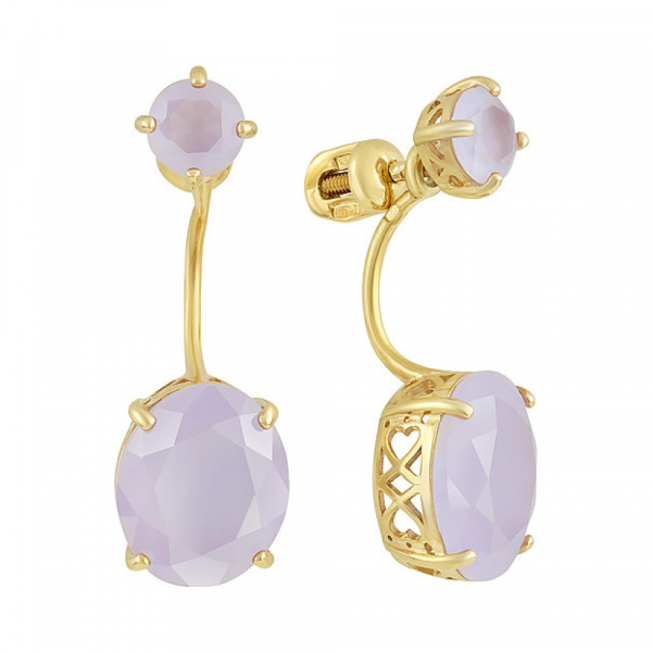 Пуссеты с алпанитом и золотым покрытием № 132388