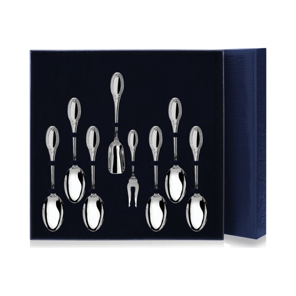 Серебряный чайный набор «Император» из 8 предметов