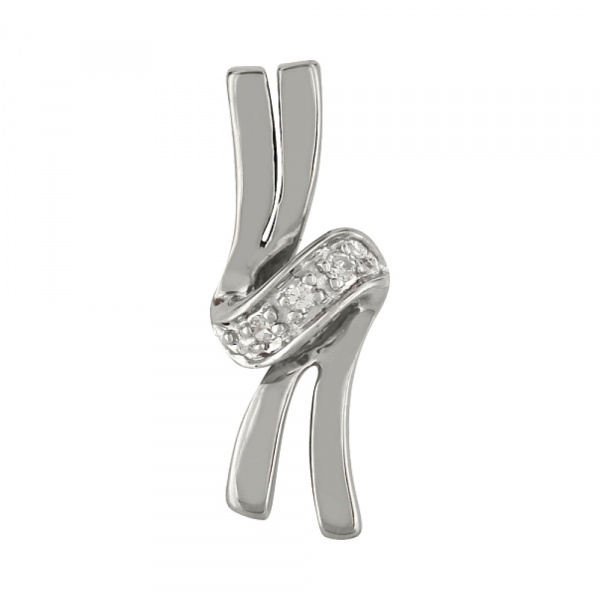 Золотая подвеска с бриллиантами № 98717