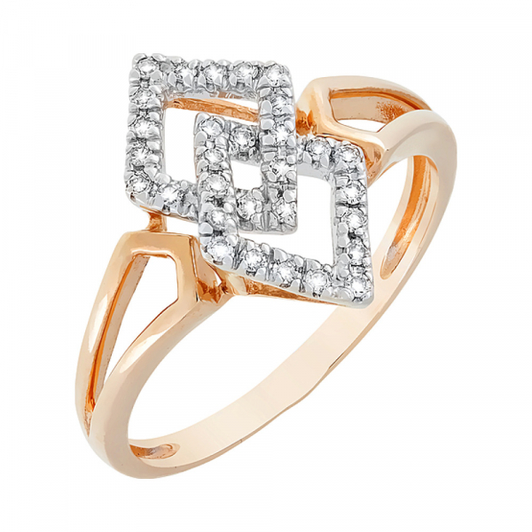 Кольцо с бриллиантом № 99197