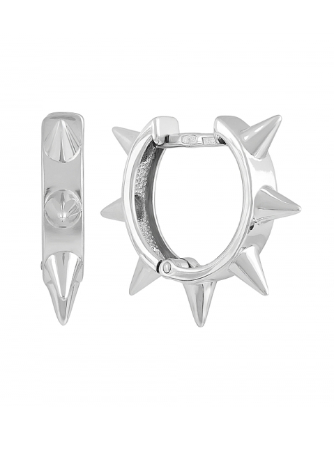 Серебряные серьги  б\к № 129637