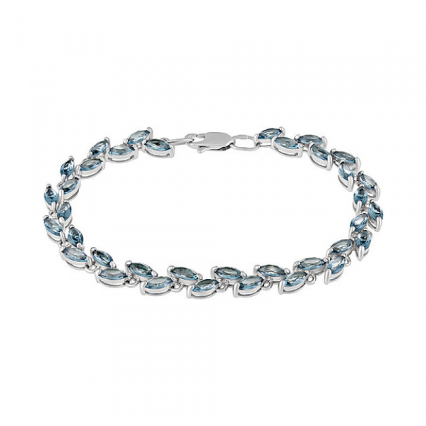 Серебряный браслет с алпанитом № 132927