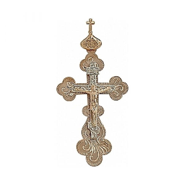 Крест с ручной разгравировкой № 78137