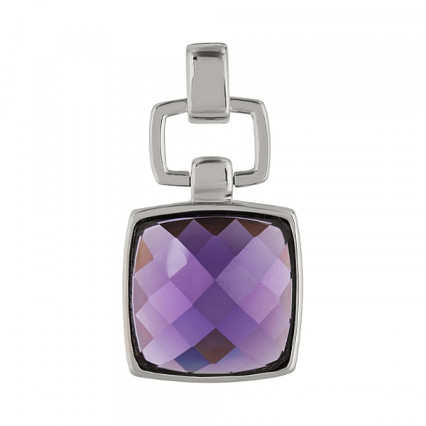 Серебряная подвеска с фианитом № 99885