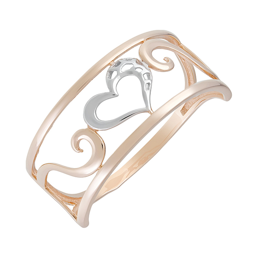 Золотое кольцо без камня № 129240