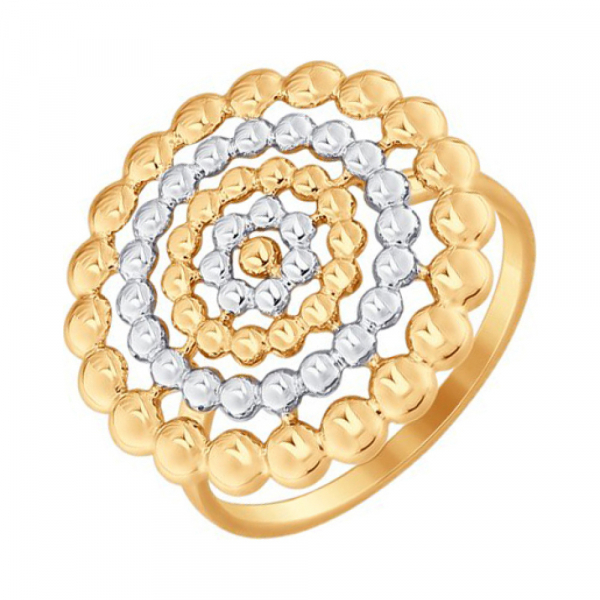 Золотое кольцо без камня № 162100