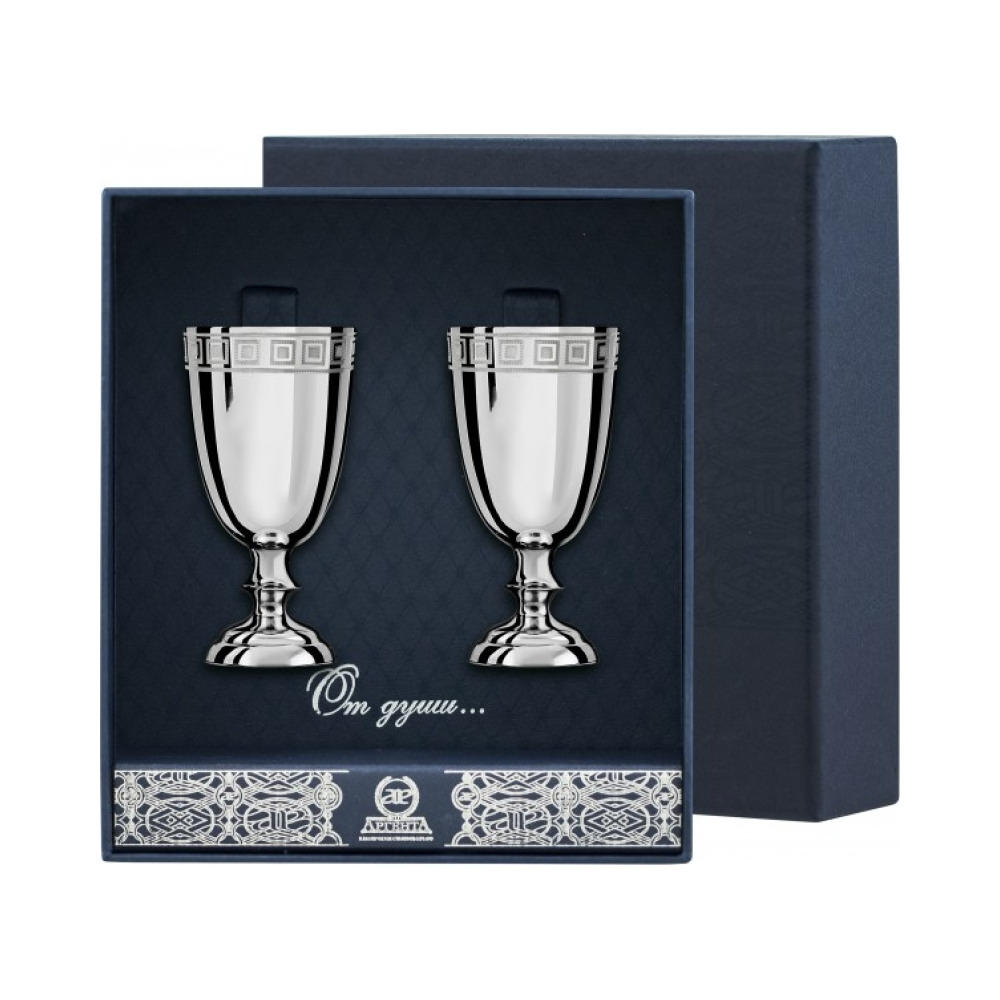 Набор рюмок №1 с рисунком "Квадрат" 1050НБ00801_к