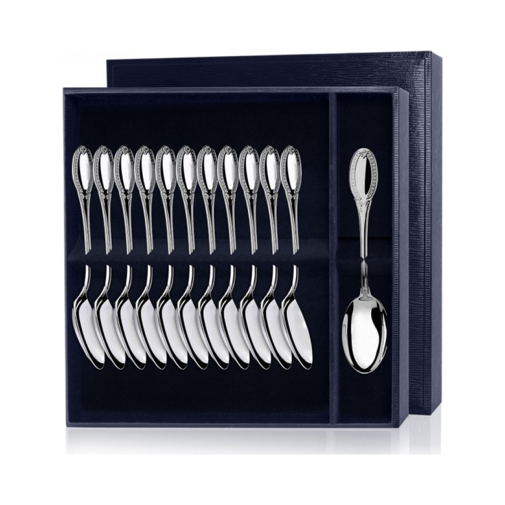 Серебряный десертный набор «Император» 12 предметов