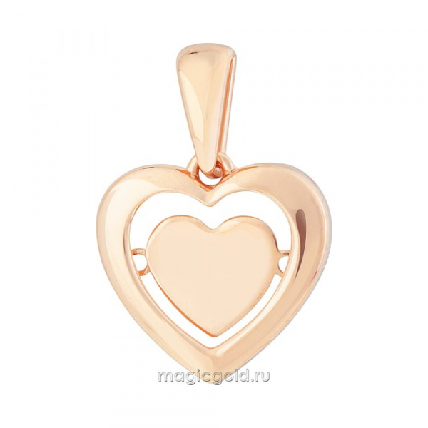 Золотая подвеска без камня № 172149