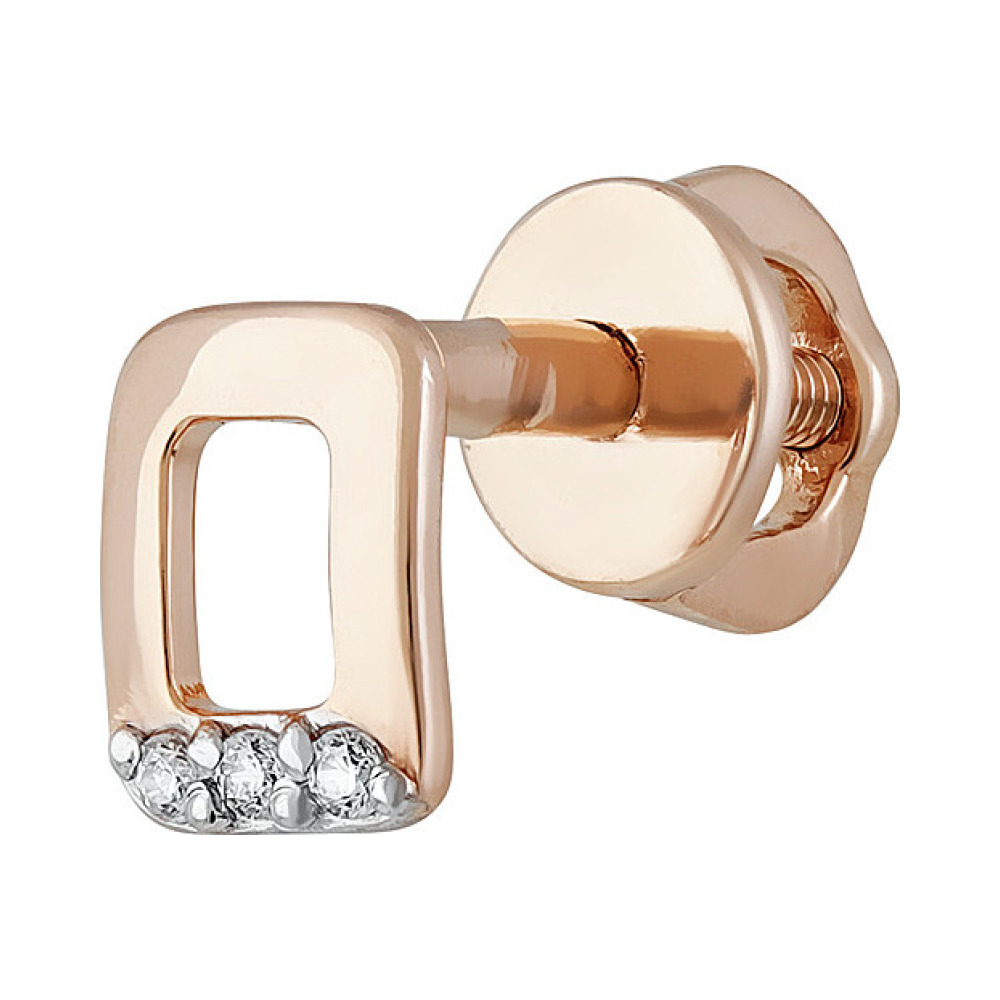 Пуссет с фианитом № 137052