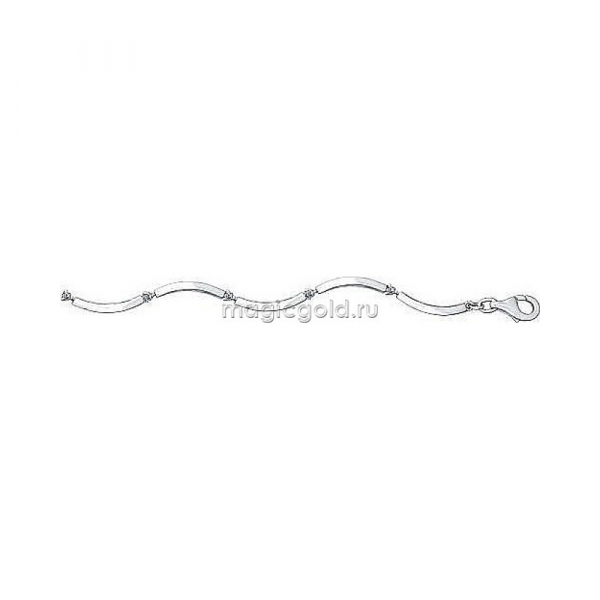 Серебряный браслет с фианитом № 173165