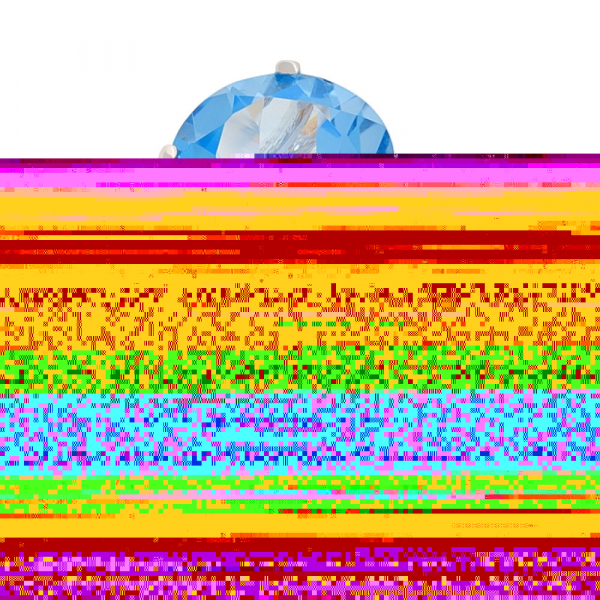 Золотое кольцо с топазом № 4425