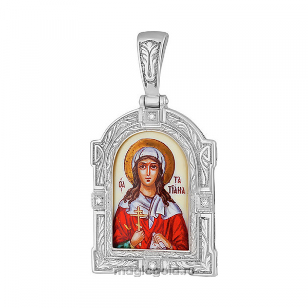 Икона с фианитами и эмалью № 131963