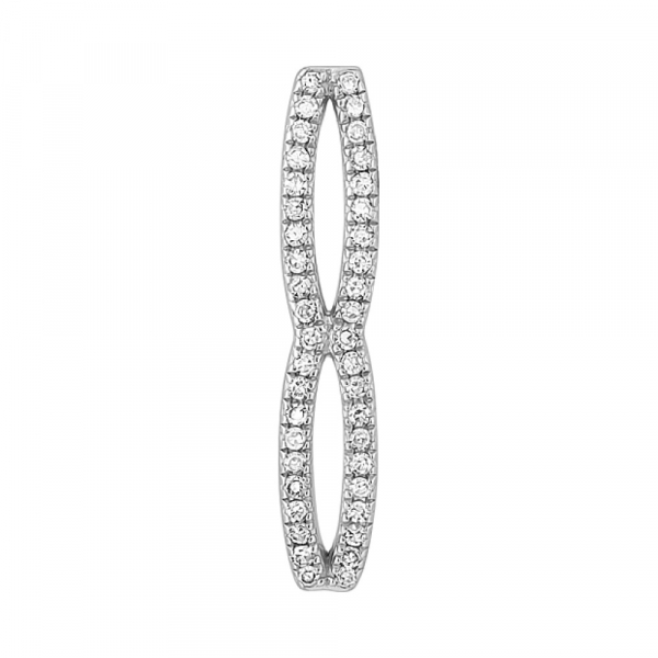 Золотая подвеска с бриллиантом № 115291