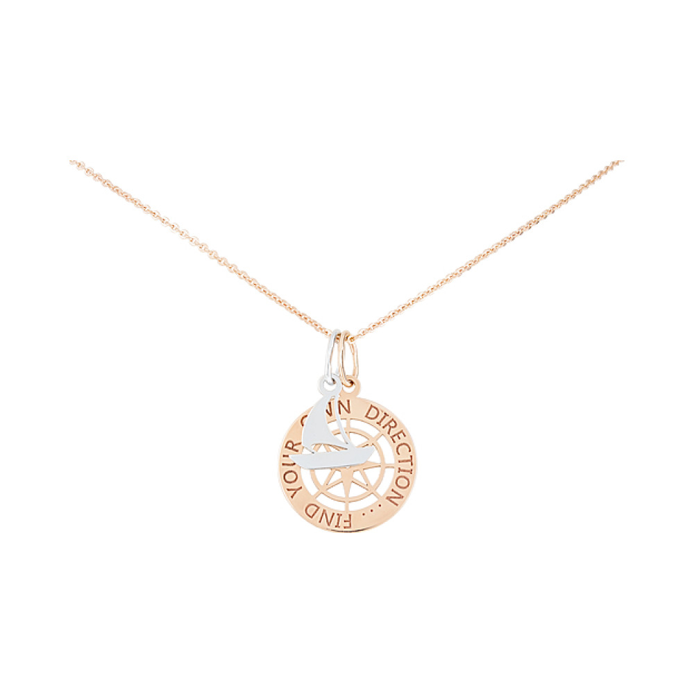 Золотое колье без камня № 124355