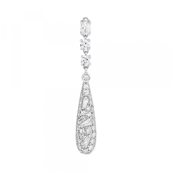 Серебряная подвеска с фианитами № 112738