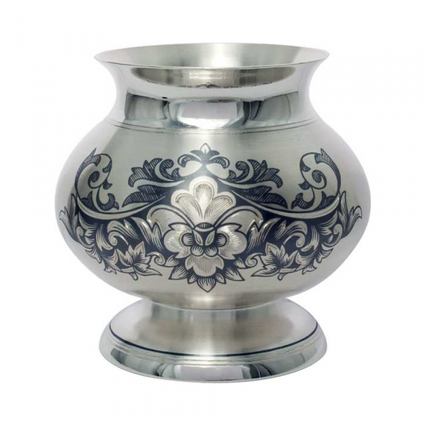 Сахарница из серебра 925 пробы