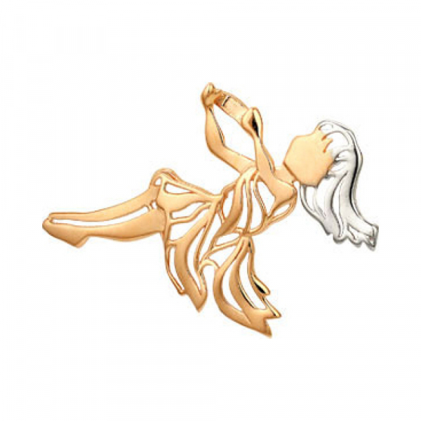 Золотая подвеска без камня № 140239