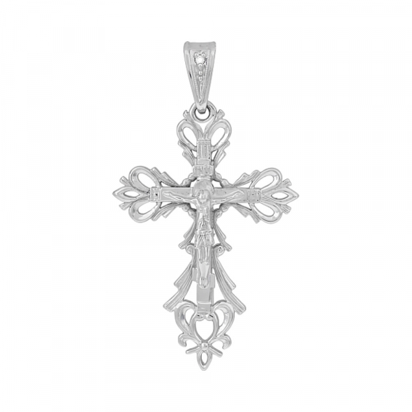 Крест с бриллиантом № 103380